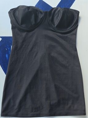 Nancy Ganz Black Underdress Body Slimmer Shapewear Size 38